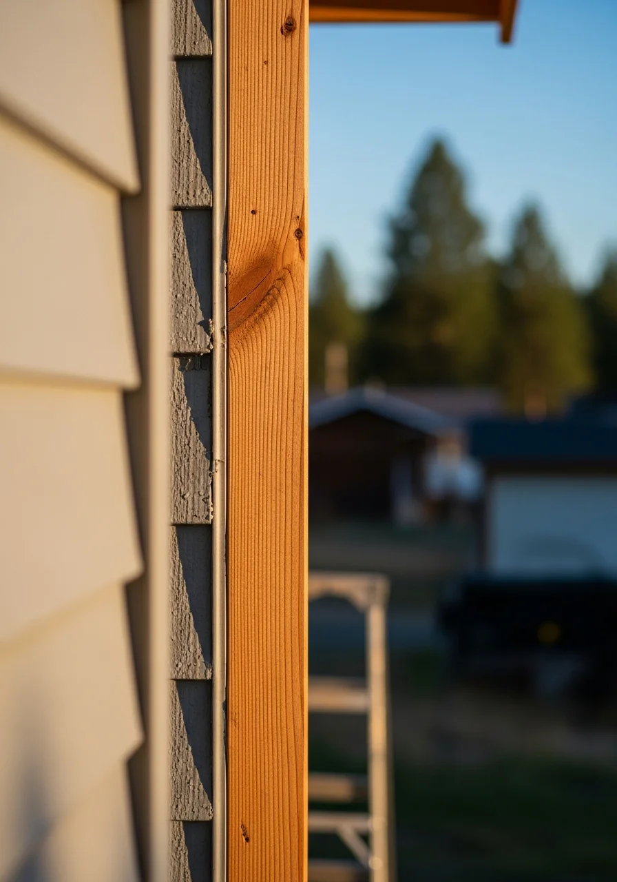 Close-up of quality exterior work on an Athol property showing attention to detail and craftsmanship.