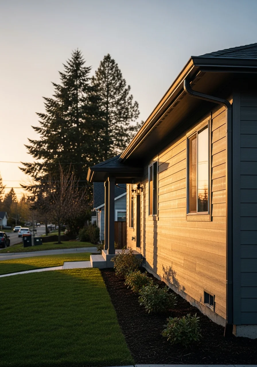 Detail view of a Spokane property showing quality exterior work and professional finishing.