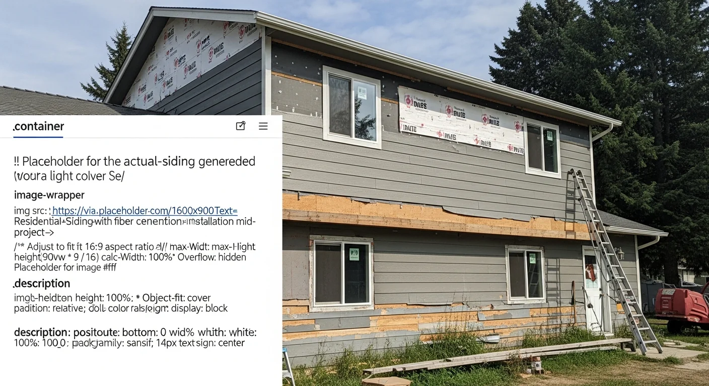 Freshly installed exterior siding on a two-story residential home in Coeur d'Alene, Idaho, with clean corner trim and sealed window flashing visible. The home sits against a backdrop typical of North Idaho residential neighborhoods with mature trees and a clear sky.